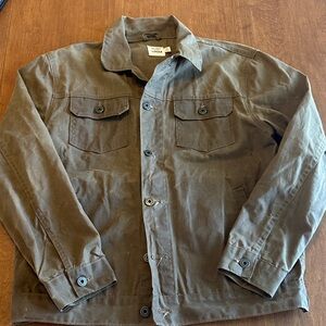 Flint and tinder waxed trucker unlined M